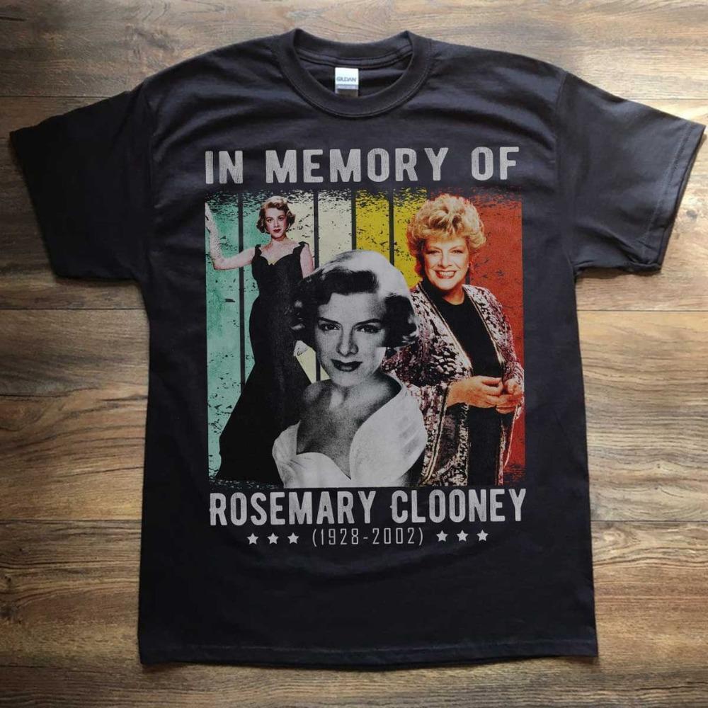 In Memory Of Rosemary Clooney - Unisex Black T-Shirt